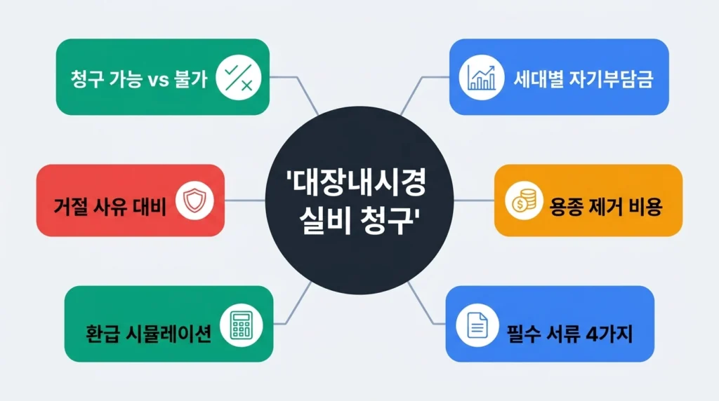 대장내시경 실비보험 청구 방법 2026 용종 제거 비용까지 총정리